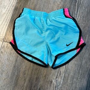 Nike Kid’s Blue and Pink Athletic Shorts